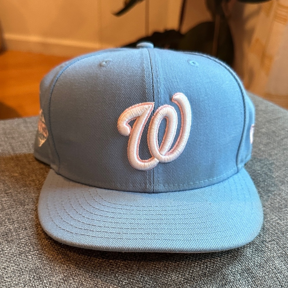 New Era Washington 2019 Light Blue Baseball Cap with White Logo